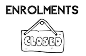 Enrolments Closed